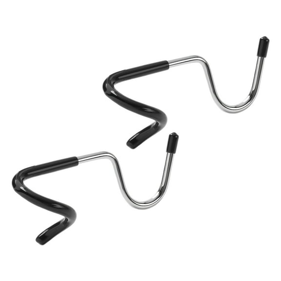 2-Pack Steel Pole Hooks for Camping Lanterns, Universal Tree Branch Hangers, Outdoor Gear