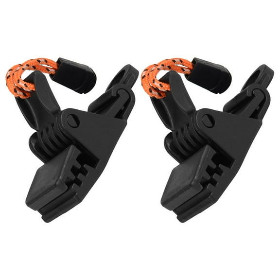 2 Pcs Canopy Tent Clamps Heavy Duty Fasteners Outdoor Car Awning Clips for Camping Acrylic Travel