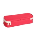thumbnail image 1 of 2 Pcs Canvas Pencil Pouch Set, for Campus Office Daily Use, Large Capacity Multi-Use Stationery Storage Bag Bundle, 1 of 2