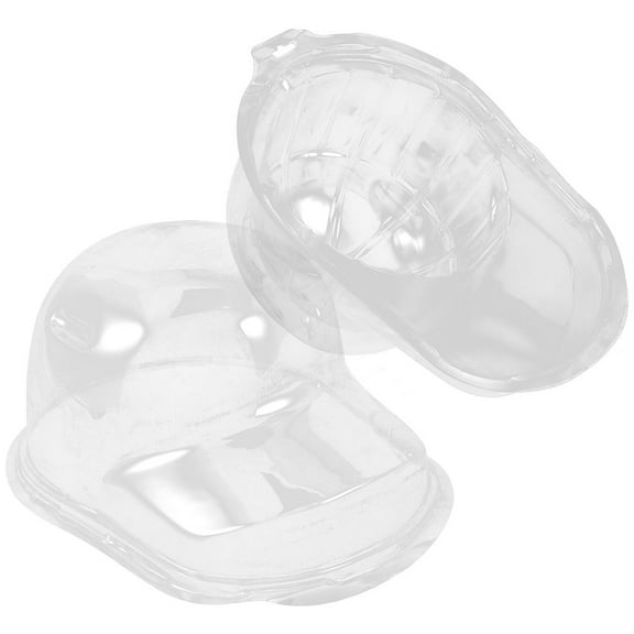 2 Pcs Cap Holder Caps Clear Hat Shaper Baseball Display Case Travel