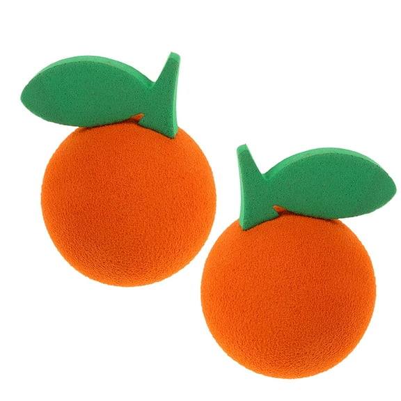 LITINKIMI Automotive Antenna Decoration Orange EVA 2Pcs 3.0x2.0x2.0in