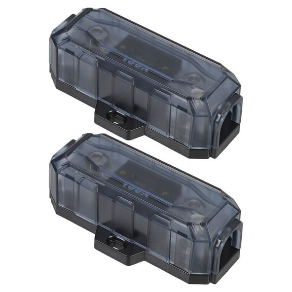 2 Pcs Car Audio Fuse Box Car Gadgets Car Speakers Fuse Block for Vehicle Audio Battery Terminal Distribution Block