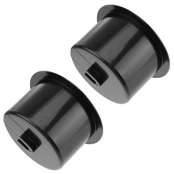 FOMIYES 2-Pack Black Plastic Cup Holders for Sofa, Boat, RV, Car Seatback - Removable, Spill-Proof Design