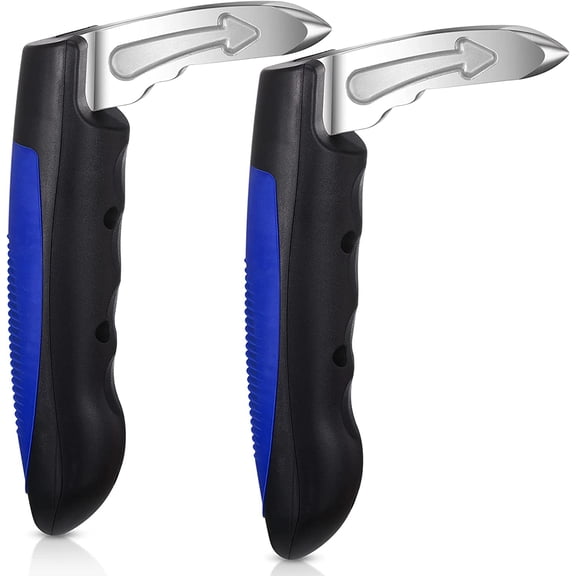 2 Pcs Car Door Handle for Elderly Vehicle Support Assist Automotive Car Door Assist Auto Grab Handles Elderly with Window Breaker Seniors Handicapped Compatible for Most Cars Black