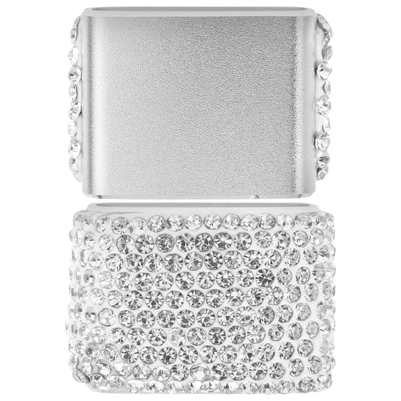 2 Pcs Car Glasses Holder Sunglasses Dashboard Organizer Miss Silver