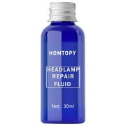 2 Pcs Car Headlight Restoration Kit 30ml - High Transparency Resin Formula for Yellowing, Oxidation & Scratches - Headlight Repair Liquid for Cars, Motorcycles - Crystal Plating Refurbishment Agent