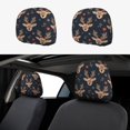 2 Pcs Car Headrest Cover Soft And Comfortable To Protect The Car