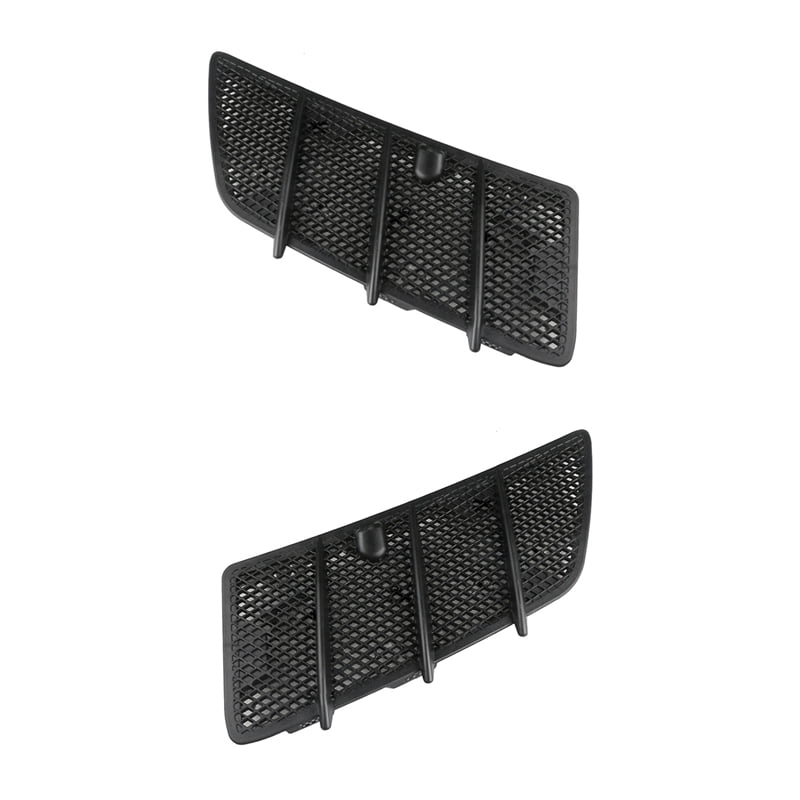 2 Pcs Car Hood Upper Air Vent Grille Cover for W164 ML 320 350 450 550 63AMG 2008-2011 Right & Left,1 * Right Passenger Side Hood Upper Grill Vent 1 * Left Driver Side Hood Upper Grill Vent,black