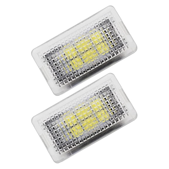 2 Pcs Car Interior Trunk Lights LED Footwell Lamps for Automobile Cabin Lighting