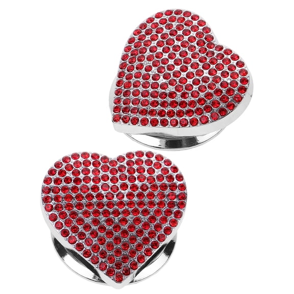 2 Pcs Car Key Start Decorative Stickers with One .50X4.00X1.00CM Red