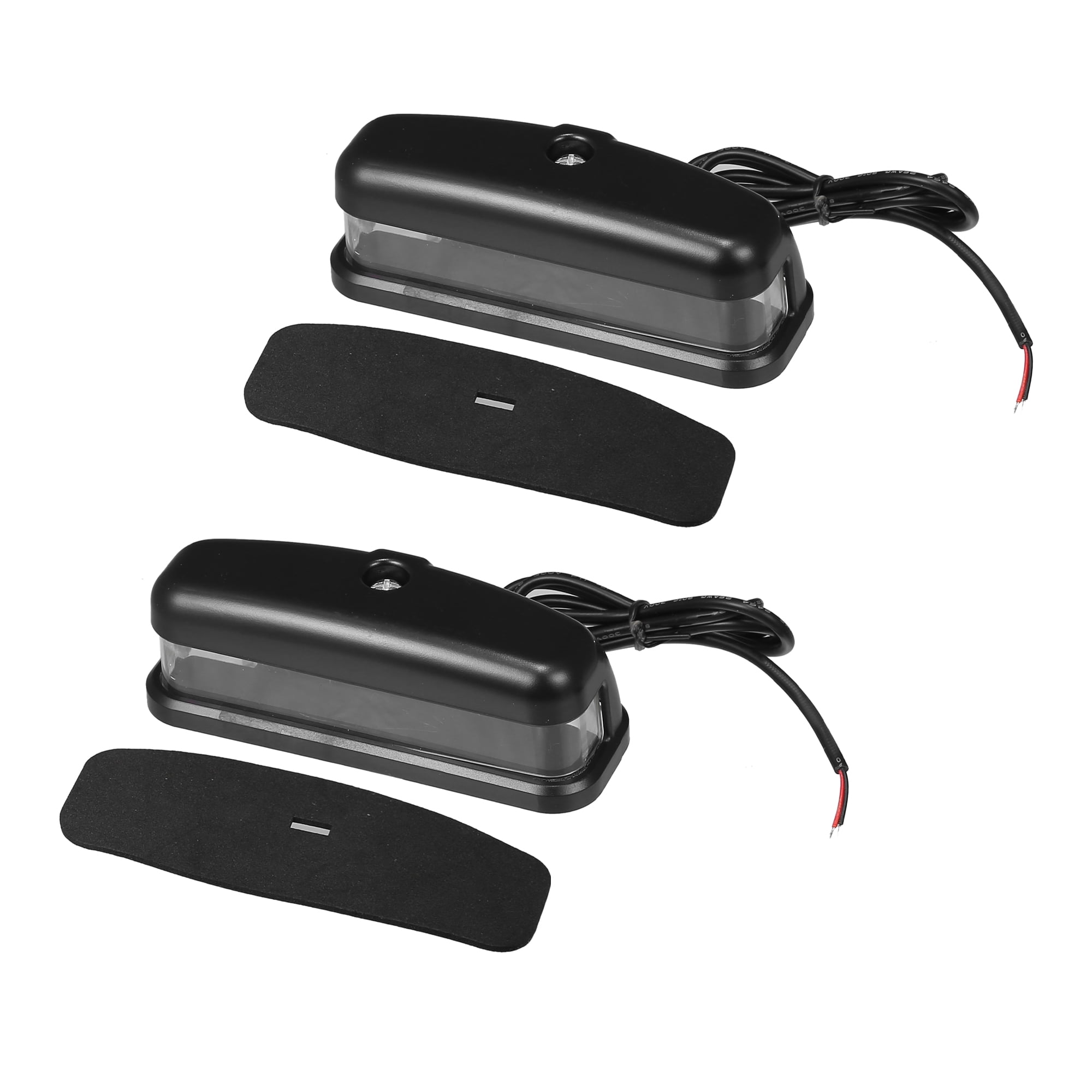 2 Pcs Car LED License Plate Light Assembly No.XFC100550 for Land Rover Defender 90 1994-1997