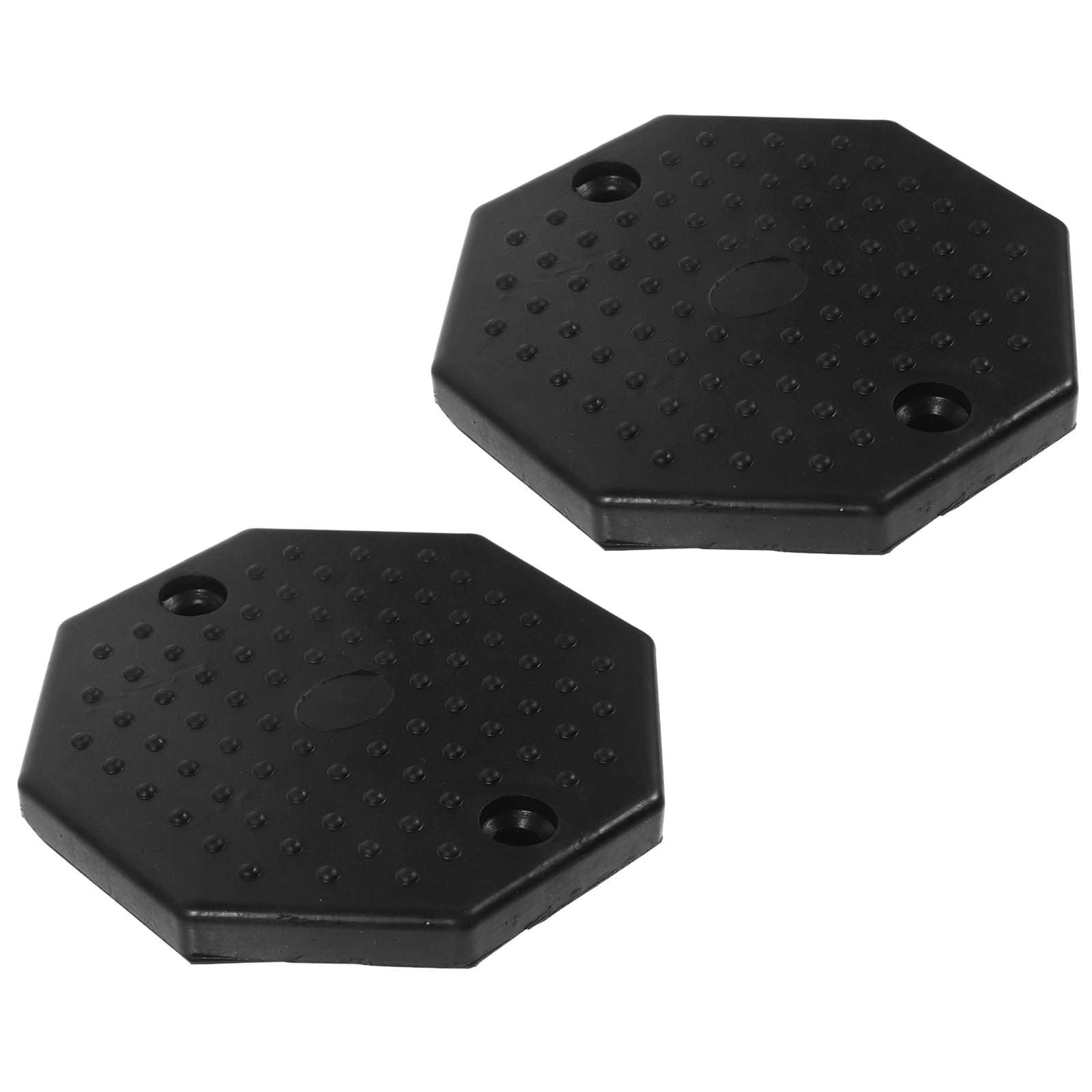 Raindrops Floor Jack Pad for Car Use Black Rubber Material Provides Stability and Safety 2 Pcs