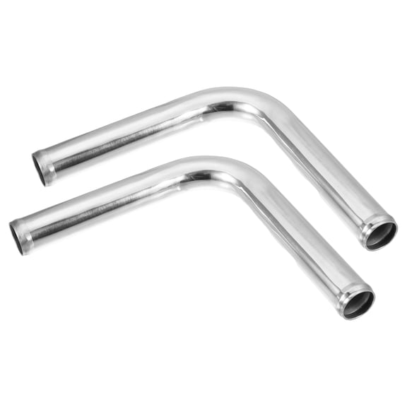 2 Pcs Car OD 1.25" Leg Length 6" Car Aluminum Alloy Tube Intercooler Pipe 90 Degree Bend Elbow
