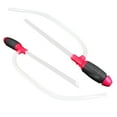 2 Pcs Car Oil Extractor Hose Pipe Manual Water Pump Car Fuel Transfer