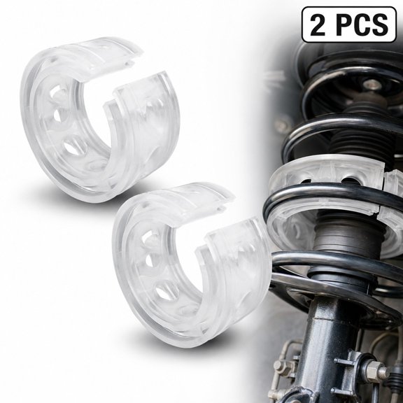 2 Pcs Car Power Cushion Coil Damper Spring Bumper Buffer Shock Absorber for Shock Absorber Rubber Shock Absorber