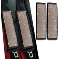 thumbnail image 1 of 2 Pcs Car Seat Belt Covers, Universal Car Seat Belt Pads Cover, Car Seat Belt Strap Cover Shoulder Pad, Bling Seat Belt Covers for Women, Car Interior Accessories, Gold, 1 of 6