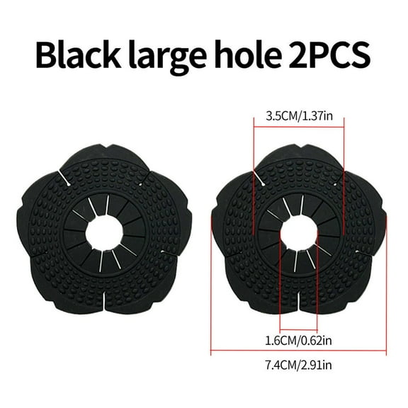 2 Pcs Car Silicone Windshield Wiper Hole Protector Cover Dustproof Accessories