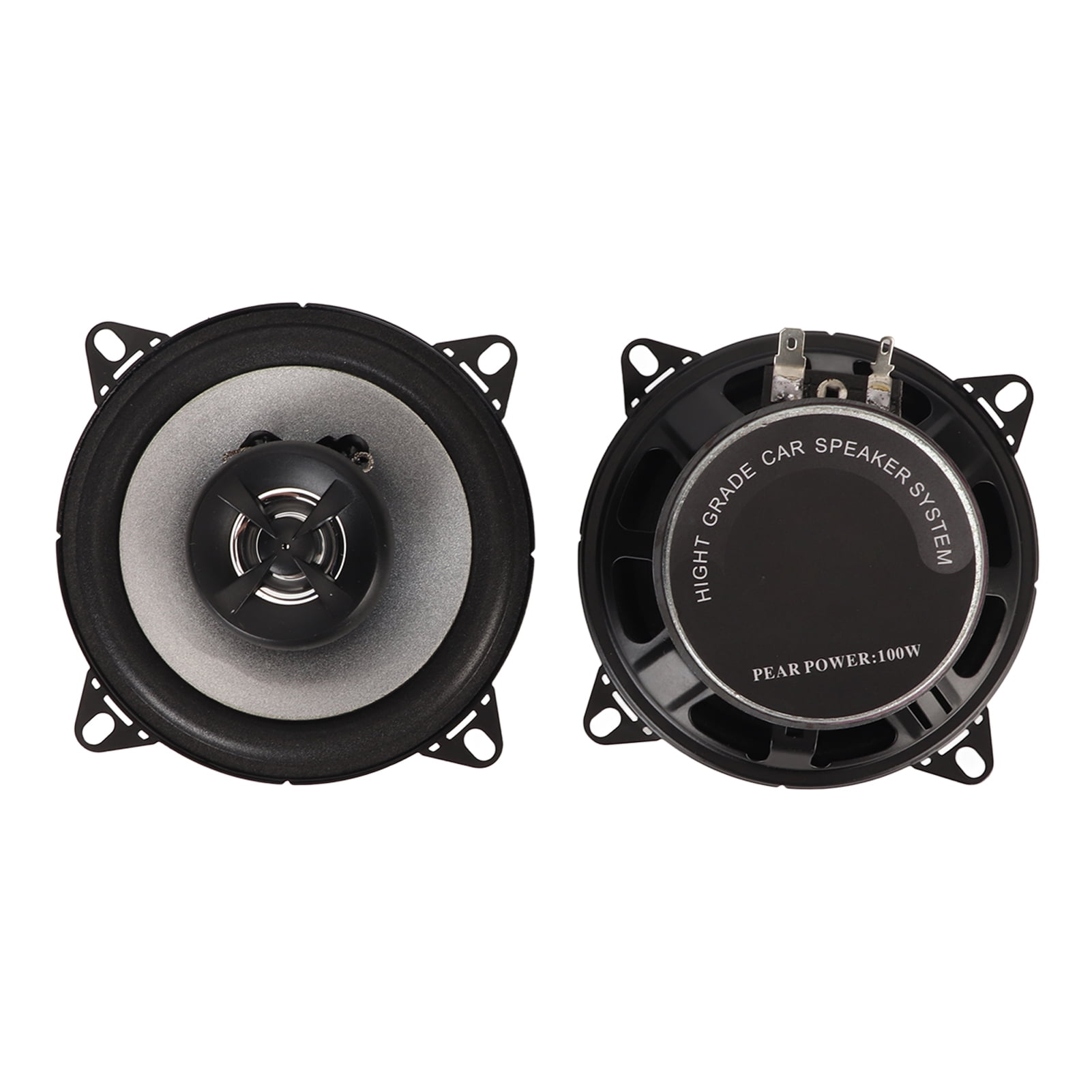 2 Pcs Car Speakers 100W Treble Bass Coaxial Heat Dissipation