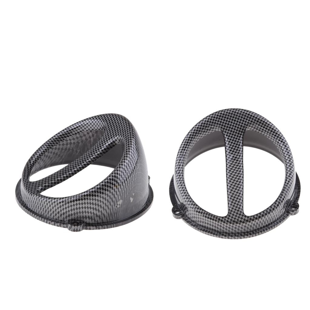2 Pcs Carbon Fiber Fits for GY6 125/150cc Scooter