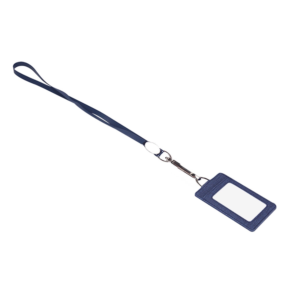 2 Pcs Card Holder with Lanyard Cover Badge The Office Supplies Credit