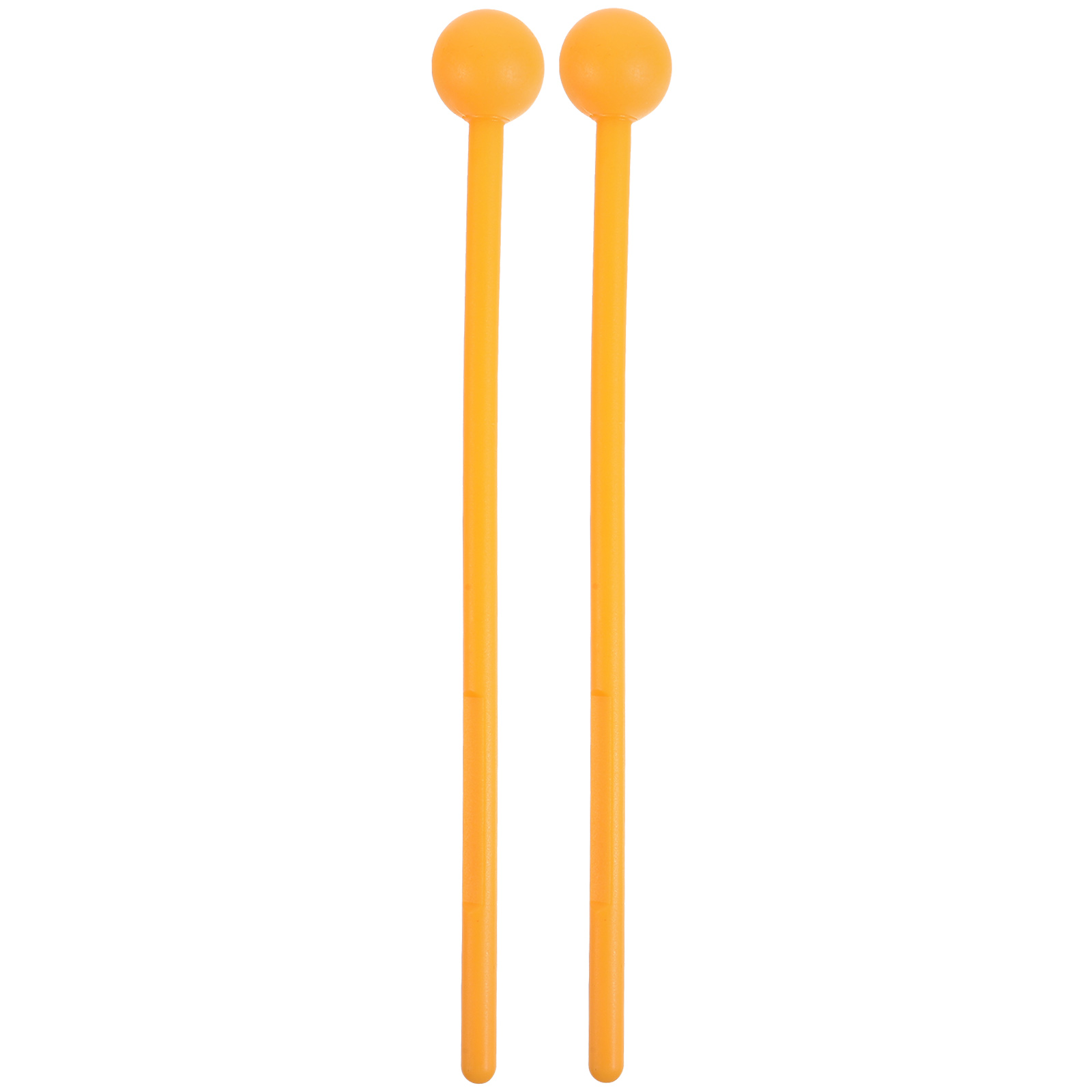 2 Maillets Percussion Pour Xylophone Et Carillon - Tambour, Marteau Rouge Solide, Longueur 30cm