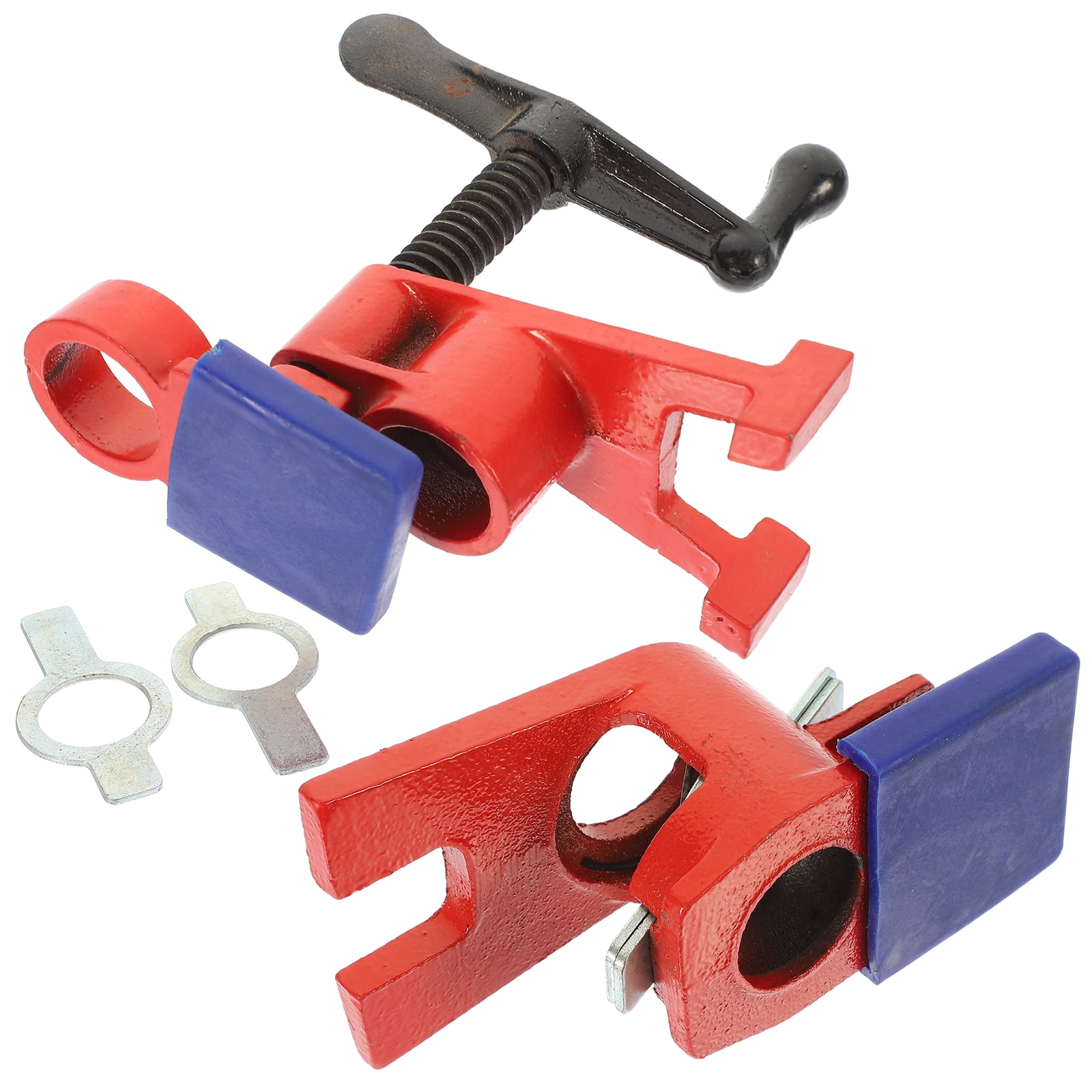 2 Pcs Carpentry Pipe Clamps Bar Tools Pole Woodpeckers Panel Heavy