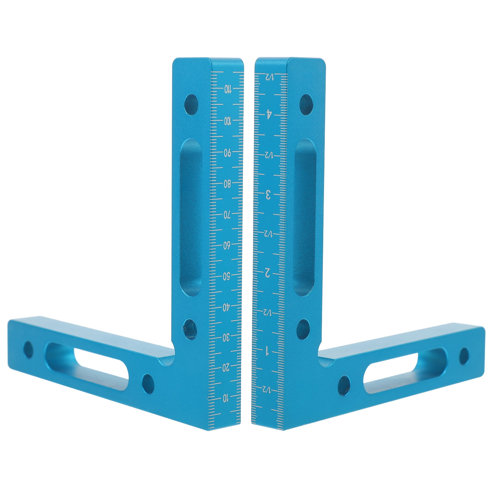 2 Pcs Carpentry Square Ruler Setup Blocks Woodworking Right Angle ...