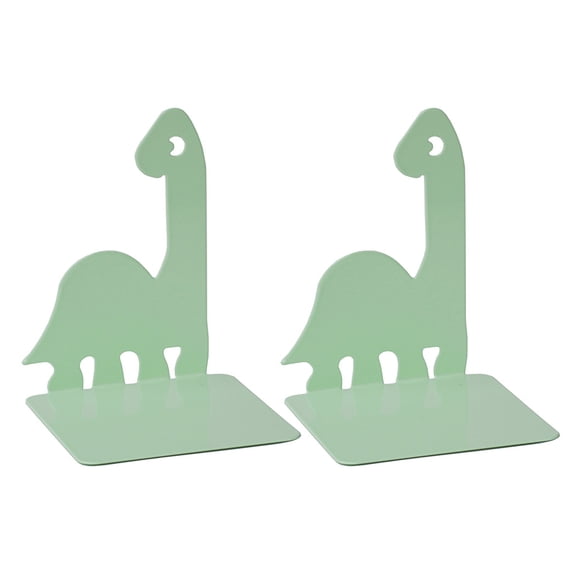 2 Pcs Metal Bookends Book Support Rack Decorative Bookends Dinosaur Book End Book Holders Book Stoppers for Library
