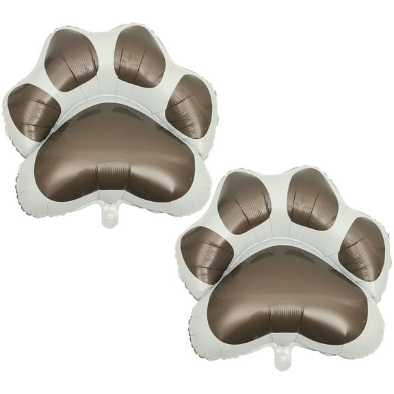 2 Pcs Cartoon Dog Balloon Paw Practical Lightweight
