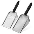 thumbnail image 1 of 2 Pcs Cat Litter Sifter Mesh Litter Scoop Cat Scoop Metal Cat Litter Scooper Cat Litter Shovel 27.00X10.00X5.00CM, 1 of 6