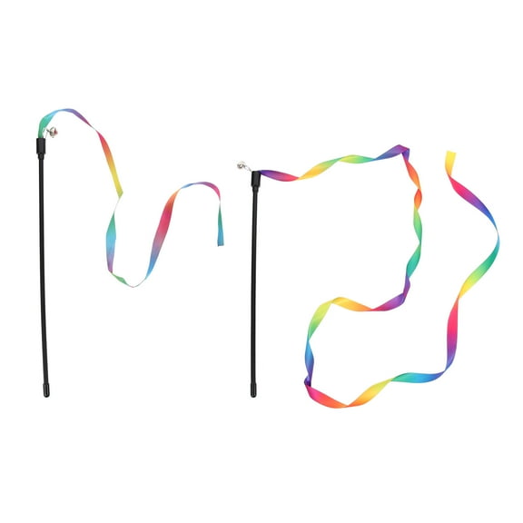 2 Pcs Cat Teaser Wear-resistant Wand Toy Toys Accessories Accessory Interactive