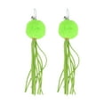 thumbnail image 1 of 2 Pcs Cat Wand Replacement Cat Wand Refill Attachments for Indoor and Outdoor Cats Green Plush Ball, 1 of 6
