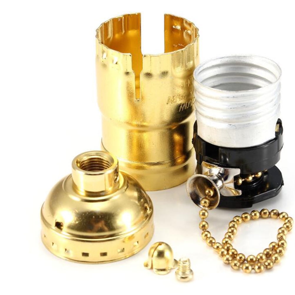 2 Pcs Ceiling Fan E26 Lamp Base Lamp Holder Bulb Socket Replacement