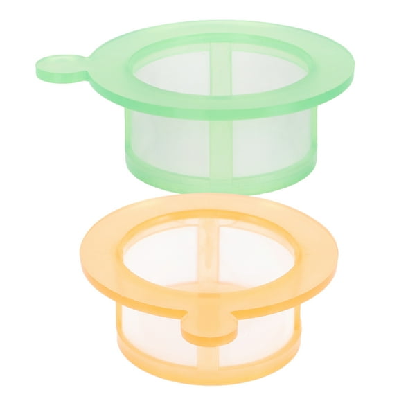 2 Pcs Cell Filter Mini Strainers Cell Sieve Powder Conical Cell Strainer Tool Polypropylene Nylon 4.50X3.50X1.50CM