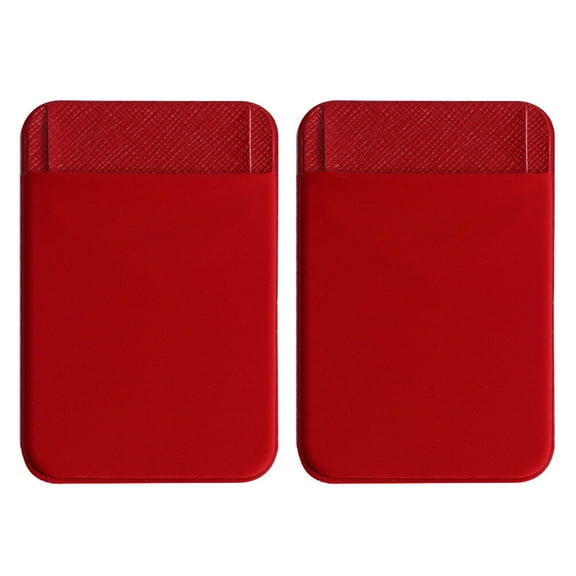 2 Pcs Cell Phone Wallet Adhesive Phone Wallet Compact Wallet Phone Pouch Stick on Wallet for Phone Case Cellphone Holder
