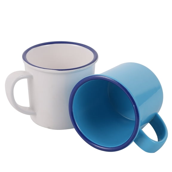 REOFLYUP 2-Pack Reusable Drinking Cups Set, Water Tumblers for Home, Office, Outdoor Activities