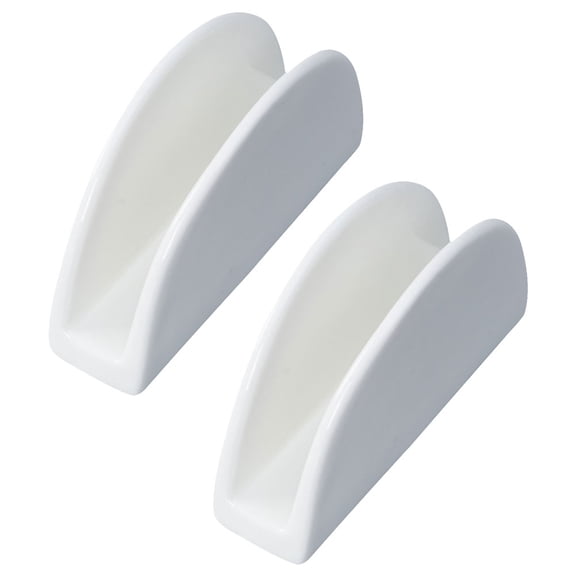 2 Pcs Ceramic Napkin Holder Table Serviette Reusable Decor Vintage Ceramics Tray Towel Basket Organizer