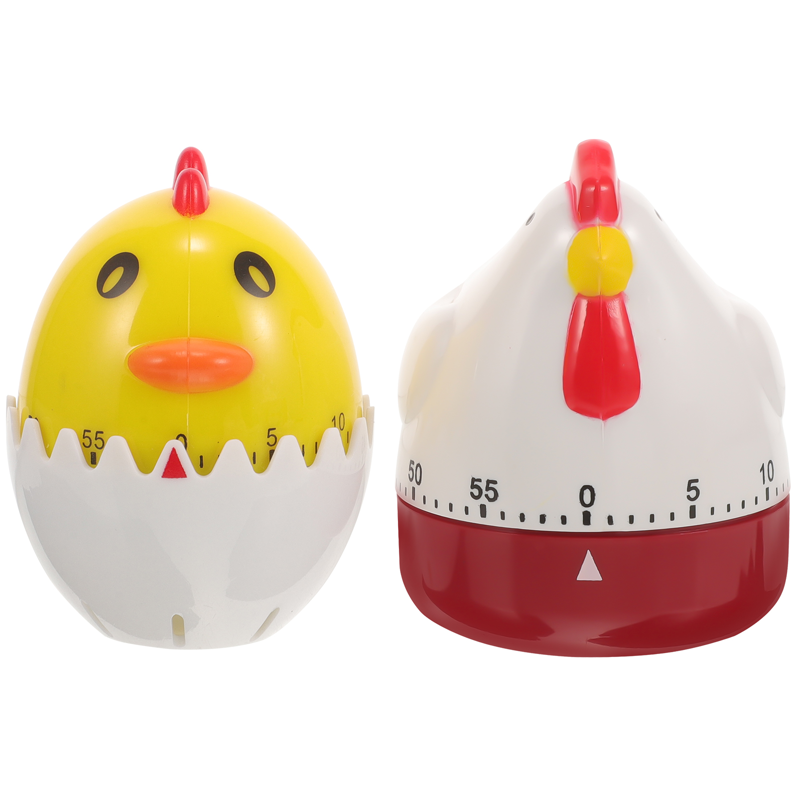 2 Pcs Chain Study Timer Kitchen Timer Manual Mechanical Timer