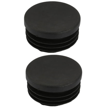 2 Pcs Chair Table Leg Plastic Cap Round Tube Insert Fit 38mm Pipe Outer Dia