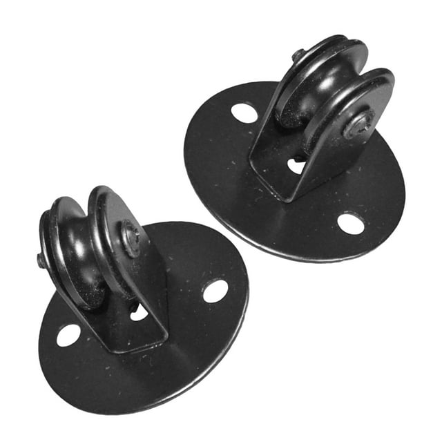2 Pcs Chandelier Pulley Ceiling Pulley Mount Traction Pulley Wheel