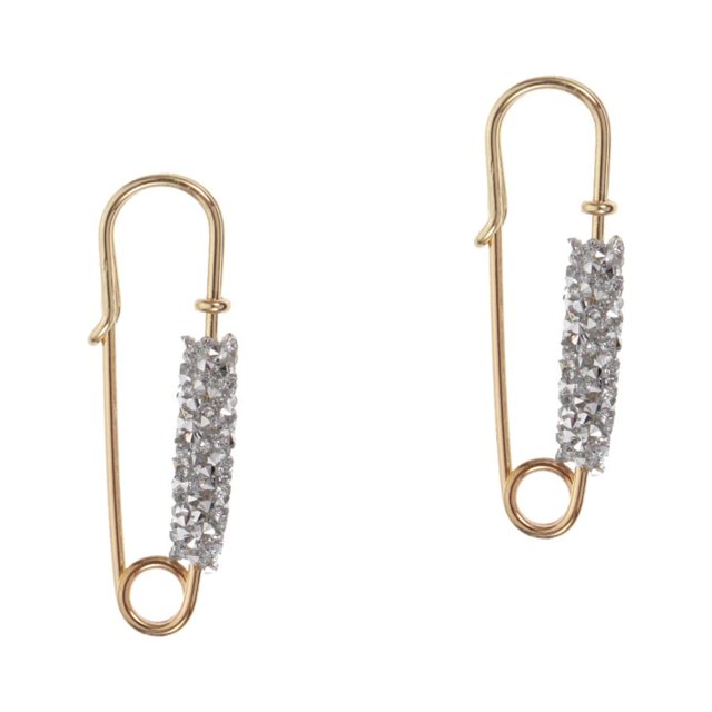 2 Pcs Change The Waistband to Small Pins Rhinestones Clothes Pegs