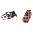thumbnail image 1 of 2 Pcs Chassis Car Body Shell Plastic RC Accessory for RC Car Parts, Black-White & Orange, 1 of 10