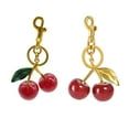thumbnail image 1 of 2 Pcs Cherry Bag Charm for Women, Key Pendant for Women, Cherry Keychain Suitable for Key Holder, Bag & Car Accessories, 1 of 1