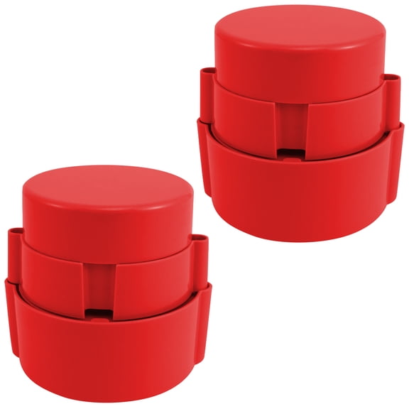 2 Pcs Cherry Pitter - Portable Cherry Pitter Corer Tool,6 in1 Multiple Cherry Seed Remover,Labor-Saving Push Down Cherry Pit Remover Tool,Dishwasher Safe