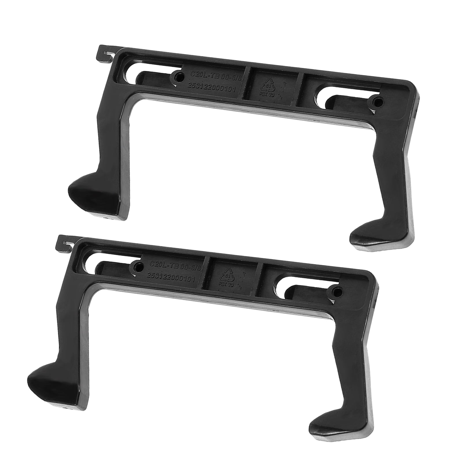 2 Pcs Chest of Drawers Doll House Dresser Microwave Door Buckle