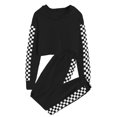 thumbnail image 1 of 2 Pcs Children Sport Sets Long Sleeve Crop Tops Hoodies & Elastic Waist Jogger Pants Kids Sweatsets, 1 of 4