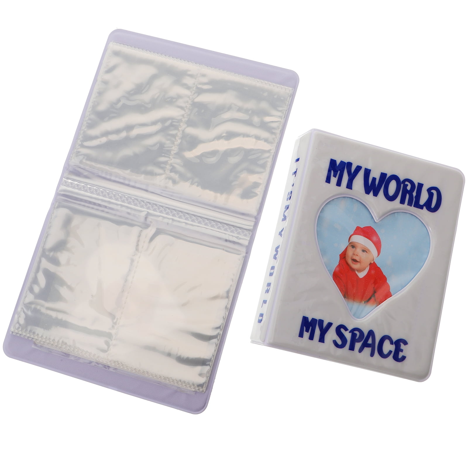 2 Pcs Children's Photo Album Baby Travel Photobook Postcard Storage