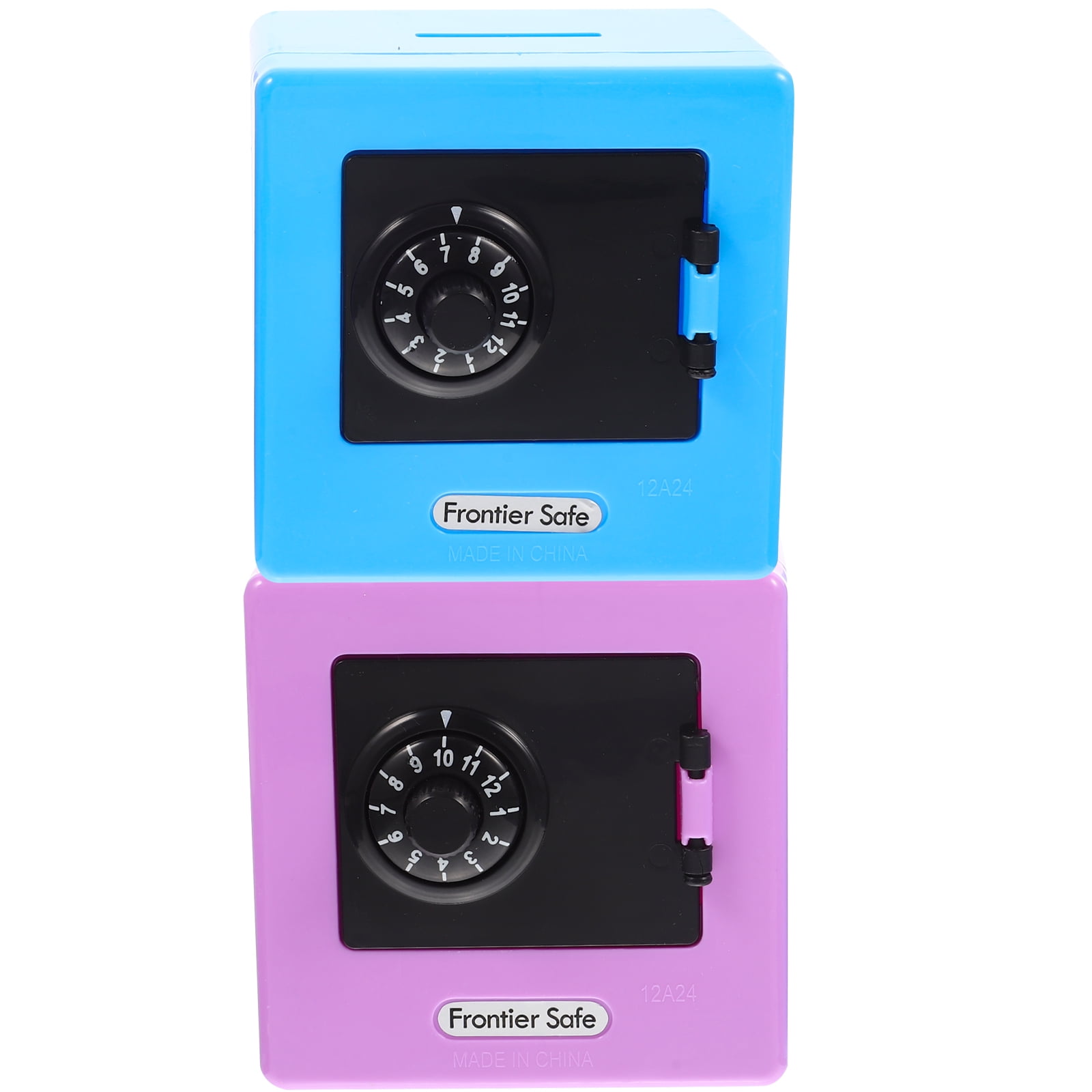 2 Pcs Children's Piggy Bank Toys for Toddlers Lovely Boys Girls Plastic