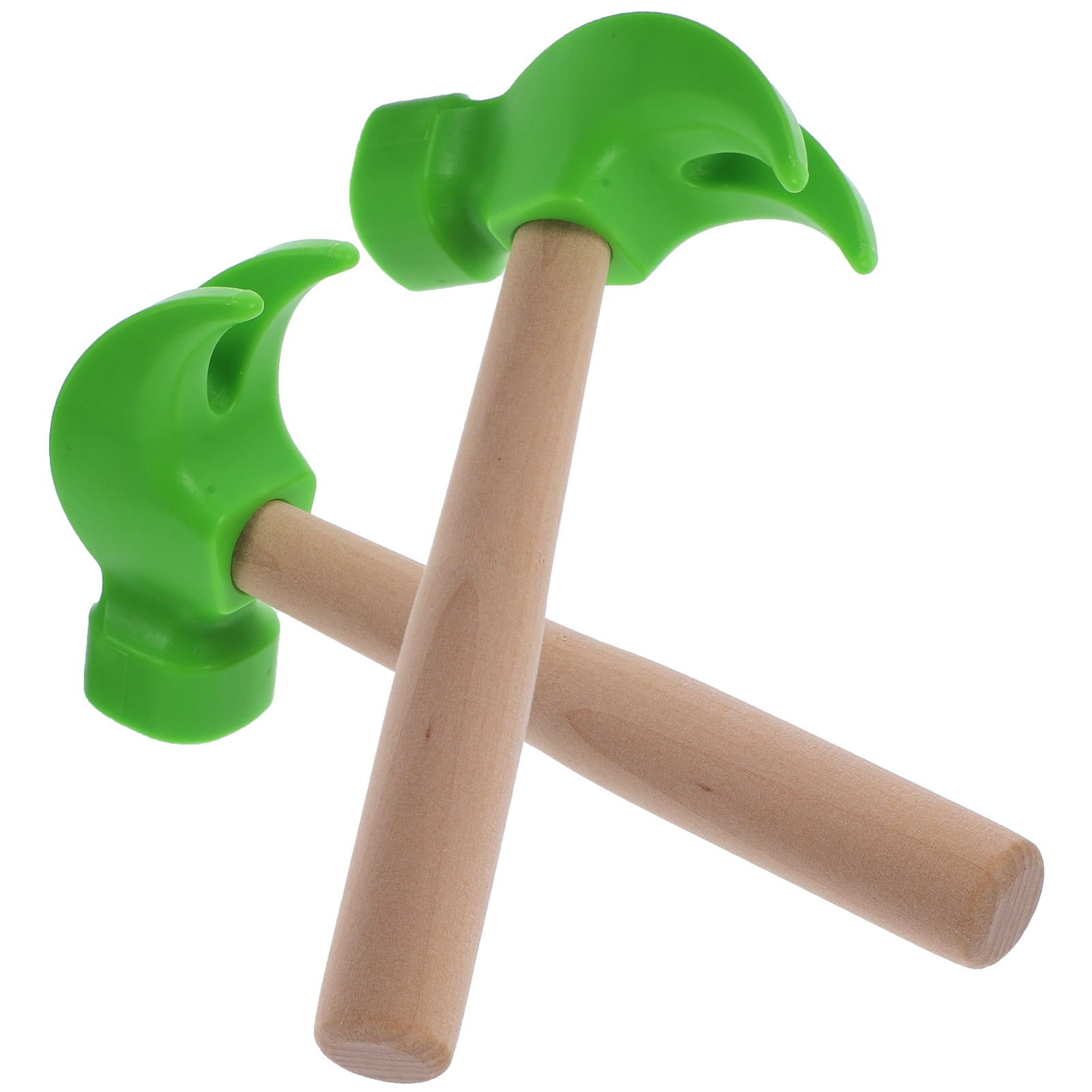 2 Pcs Children s Toy Hammer Toys Simulation Wood Hammer Children Hammer Toy Kids Pounding Hammers Small Hammer Baby