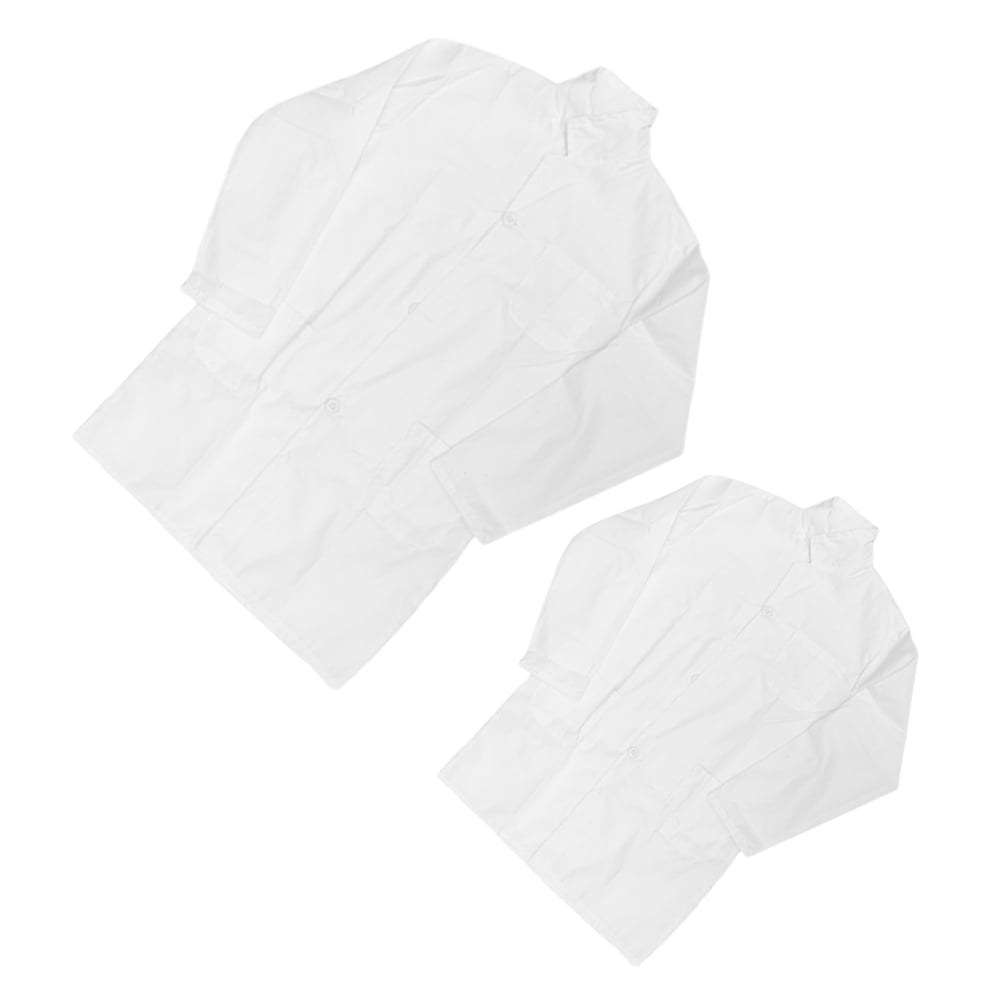 2 Pcs Children's White Coat Doctors Coats White Lab Coat Kids Lab Coats Kids Doctor Coat Toddler Lab Coats Toddler Child